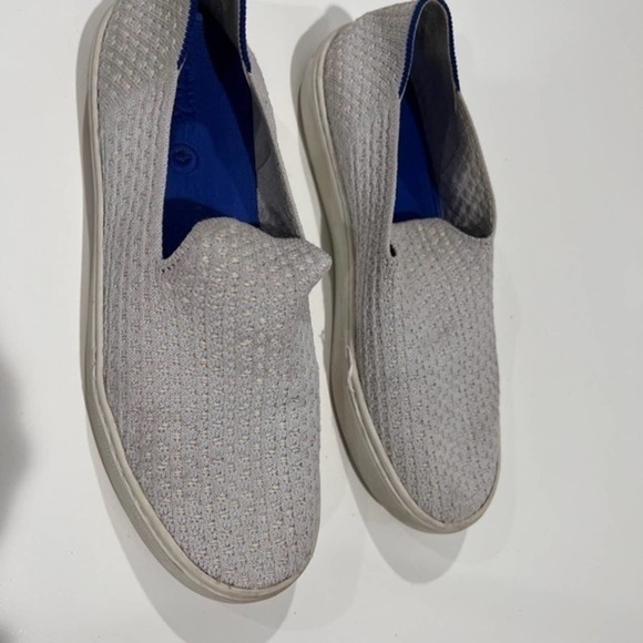 ROTHY'S the slip on sneakers Salt Honeycomb light gray RETIRED womens 9 - Picture 5 of 9